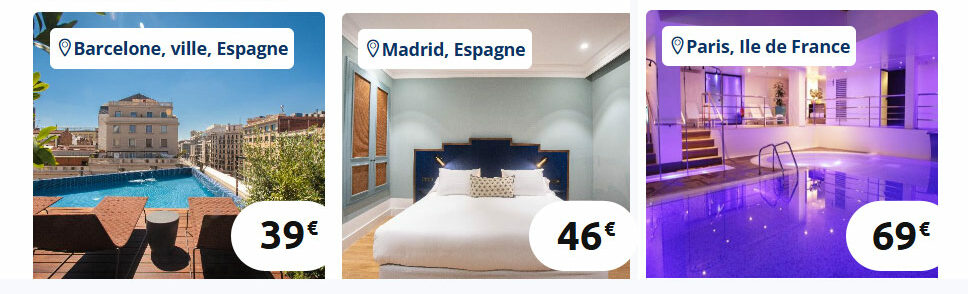 hotel pas cher prix reservation