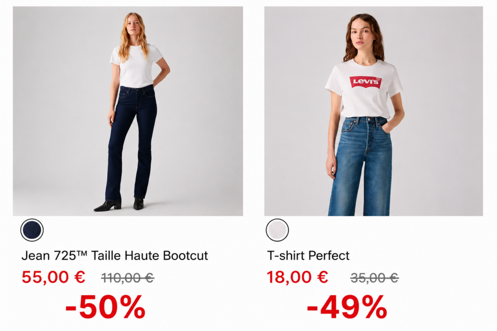 Remise -50% chez Levi’s