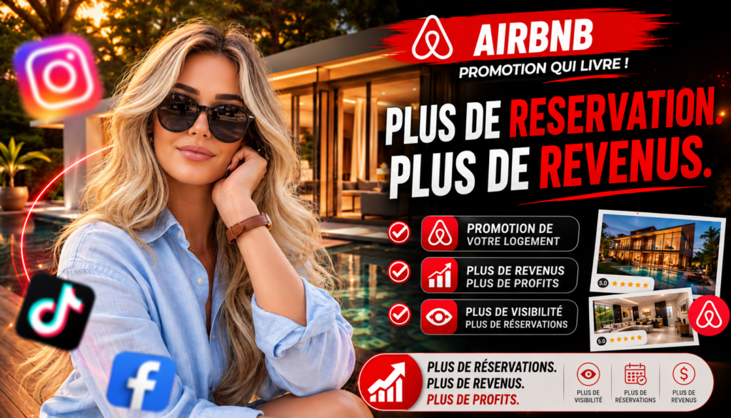 -10% Augmente tes réservations Airbnb