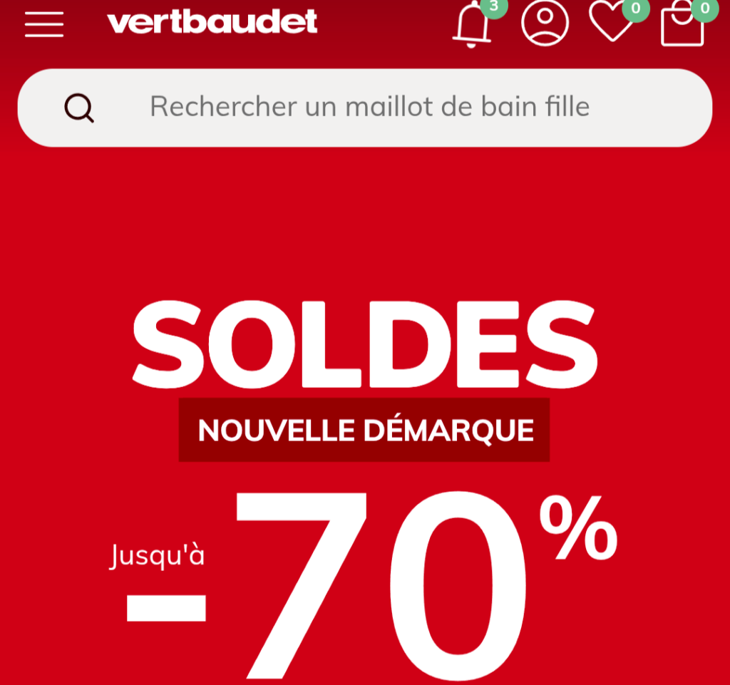 -75% vertbaudet